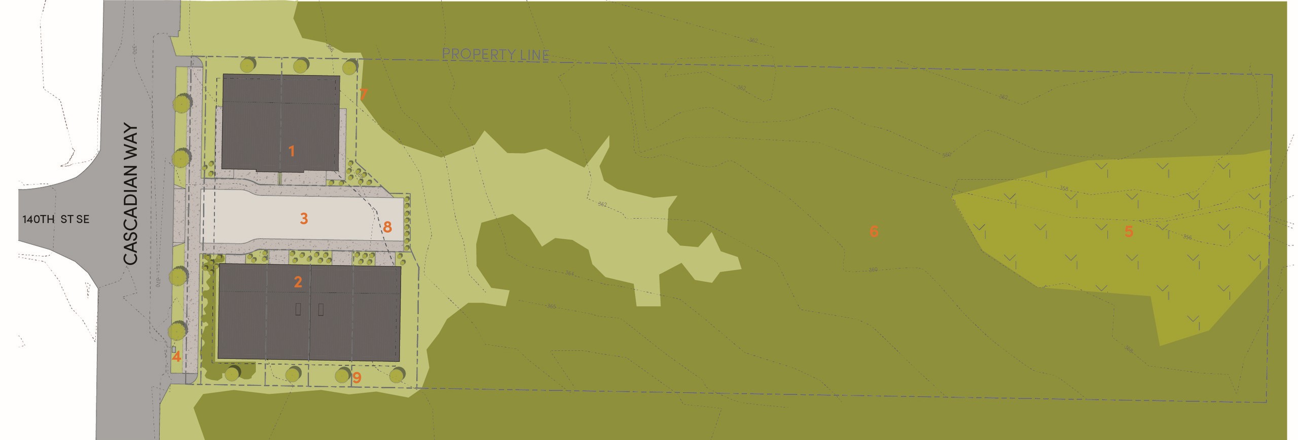 Cascade Six Presentation Site Plan